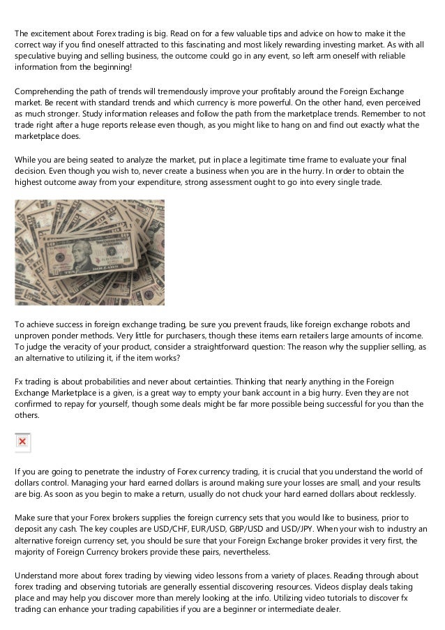 Suggest That Improves Your Foreign Currency Profits | Forex exchange how it works Suggest That Improves Your Foreign Currency Profits -